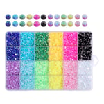 Resin Glitter 3D Rhinestones AB Platt rygg Glänsande stenar Nail art Mixed Pack Nail Gems Crystal Strass Tillbehör 63