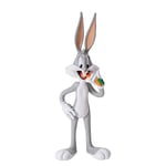 BendyFigs The Noble Collection Looney Tunes Mini Bugs Bunny - 5.75in (14.5cm) Noble Toys Miniature Bendable Figure Posable Doll Figures