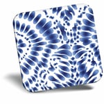 Awesome Fridge Magnet - Blue White Tie Dye Pattern Retro Cool Gift #14869