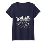 Womens Marvel Venom: The Last Dance Xenophage Triple Pose Tag V-Neck T-Shirt