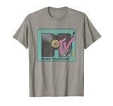 MTV Music Television Record Vinyl Vintage Big Chest Logo T-Shirt