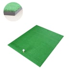 Golf Practice Mat Launch Pad,Portable Indoor/Outdoor Golf Hitting Mat, Durable Training Aids Can Shrink Freely 125x100cm