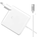 Leyf Chargeur pour Mac Book 30 W Chargeur Rapide Type-C (câble USB-C) / Compatible avec Apple iPad Pro (2018 et ultérieur), iPad Air (2020 et ultérieur), Samsung, Xiaomi/Adaptateur Secteur, Prise de