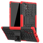 Samsung Galaxy Note 10 Plus      Heavy Duty Case    Red