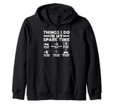 things I do spare time flying rc plane radio controlled air Zip Hoodie