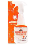 WHOOSH!! - Screen Shine Nettoyant pour écran | Nettoyant pour écrans tactiles | Nettoyant pour écrans électroniques I Écran TV I Smartphone I Elimine Bactéries I Nettoyant Non-Toxique - 500ml