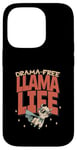 Coque pour iPhone 14 Pro Drama Free Llama Life Present T-shirt humoristique