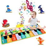 LEADSTAR Tapis Musical Bébé,Jouet Enfant 1 2 3 4 5 Ans,Tapis de Danse Enfants,Early Education Musical Jouets Tapis de Jeu pour Enfants pour Enfants Cadeau pour Anniversaire Festival (5930)