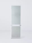 John Lewis JLBIFF73182 Integrated 70/30 Fridge Freezer, Silver