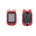 Coque De Protection D'écran En Gel Pour Garmin Edge 130,Compatible Avec Gps,Ordinateur,Dessin,Cat Ear,E130 - Type Rouge