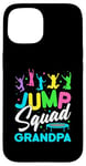 iPhone 15 Jump Squad Grandpa Trampoline Bounce Birthday Trampolining Case