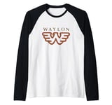 Waylon Jennings - Official Merchandise - Flying W Logo Raglan Baseball Tee