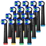 AnjoCare Replacement Toothbrush Heads for Oral B, 16 Pack Electric Toothbrush Heads, Precision Clean Brush Heads Compatible with Oral B Professional Care/Vitality/Pro/Smart/Genius Series...