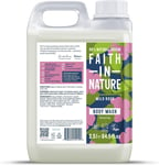 Faith in Nature Wild Rose Body Wash - 2.5L