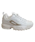 Fila Disruptor M Womens White Trainers - Size UK 3