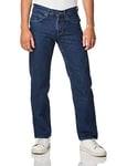 LEE Mens Regular Fit Straight Leg Jeans, Dark Stone, 28W / 30L UK