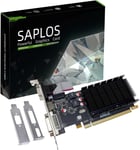 Radeon HD 5450 Carte Graphique,2Go GDDR3 64-bit,Low Profile,HDMI DVI VGA,PCI Express x16,DirectX 11,PC Video Card,Computer GPU,2 Monitors Support