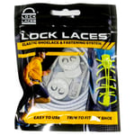 Lock Laces No Tie Shoelaces Cool Grey, OneSize