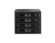 Jou Jye Computer N-46Tm, Hdd- / Ssd Kabinett, 2.5/3.5", Sas, Sas-2, Sas-3, Sata, Serial Ata Ii, Serial Ata Iii, 12 Gbit/S, Byte Under Drift (Hotswap), Svart