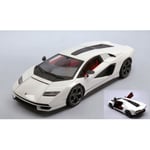 LAMBORGHINI COUNTACH LP1 800-4 2021 WHITE 1:24 Burago Auto Stradali Modellino