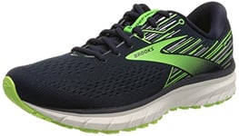 Brooks Defyance 12, Chaussure de Course Homme, Peacoat Heron Green Gecko, 47.5 EU