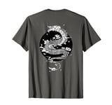 Tattoo Dragon Shirt Japanese Back Graphic Tee Fire Dragon T-Shirt