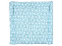 KraftKids DBL112-60 Matelas à langer en strass blanc sur fond bleu pastel 60 x 70 cm