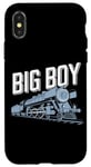 Coque pour iPhone X/XS Big Boy 4000 Locomotive à vapeur Locomotive Train Lover Lover