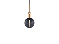 Buster+Punch - Forked Globe Pendel Dim. Medium Smoked/Brass