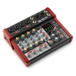 Power Dynamics 172.655 PDM-Y601 Music Mixer 6 Channel with Bluetooth/MP3