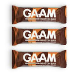 3 X Gaam Protein Bar 55 G Chocolate Almond