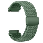 20 mm flätad sololoop för Garmin Vivoactive 5/3/3 Music Band Armband för Garmin VivoMove3/Trend/Sport Venu SQ/SQ2/2plus Strap green green 20mm