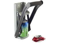 WALL MOUNTED CAN CRUSHER + BOTTLE OPENER HEAVY DUTY 16OZ TIN HOME RECYCLING TOOL