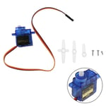 1set Sg90 Micro Metal Gear 9g Servo For Rc Plane Helicopter Boat 90°~180°