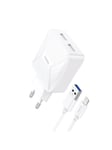 Foneng EU35 Lightning USB 2.4A power charger (white)