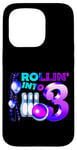 Coque pour iPhone 15 Pro Bowling Birthday Party 3e Rollin into 3 Year Old Bowler Kid