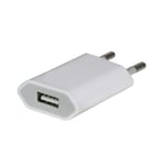 Chargeur Secteur Adaptateur Usb Blanc Iphone 3g 3gs 4 4s 5 Smartphones Universel - Yonis