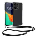 Crossbody Case for Xiaomi Redmi Note 13 Pro 4G with Neck Lanyard Strap 