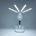 Adjustable Table Lamp LED Desk Lamps With Fans Temperature Display Four Headed