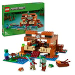 LEGO Minecraft The Frog House Building Toy, Gift for Girls and Boys & Kids aged 8 Plus Years Old, Gaming Construction Set with Characters and Animal Mob Figures 21256