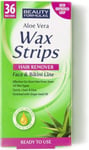 Beauty Formulas hair removal wax strips – Face & Bikini Line by Beauty Formul