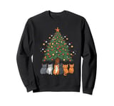 Cats Christmas Holiday Party Decorations - Ugly Christmas Sweatshirt