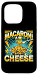 Coque pour iPhone 15 Pro Macaroni and Cheese Heavy Metal World Tour Hardcore Music