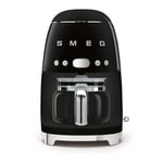 Smeg DCF02BLUK Drip Coffee Machine in Black