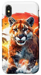 Coque pour iPhone X/XS Puma Mountain Lion Cougar