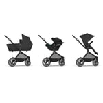 Cybex Eos Lux BLK/Aton B2 AB/Moon Black-black