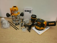 DeWalt DCW604NT 18V Plunge Router + DCW210 5" sander bare units + tstak