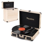 RP116LW Briefcase Record Player and Vinyl LP Case - Bluetooth, Built-in Speakers