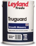 Leyland Trade 264725 Truguard Smooth Masonry Paint - Brilliant White 5L