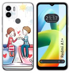 Housse En Silicone Pour Xiaomi Redmi A1 Plus Design Café Dessins